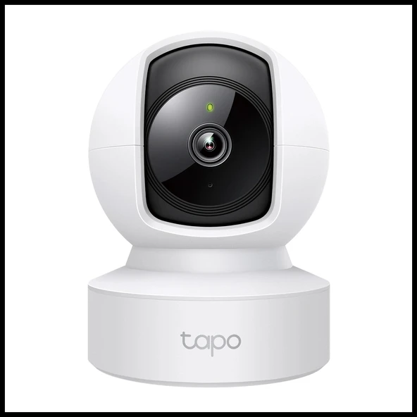 TP-LINK Tapo C202, Bebek/Ev Güvenlik Kamerası, WiFi-Ehernet, 1080P, 12Mt Gece Görüşü, PAN/TILT, iki Yönlü Ses ürün görseli 1