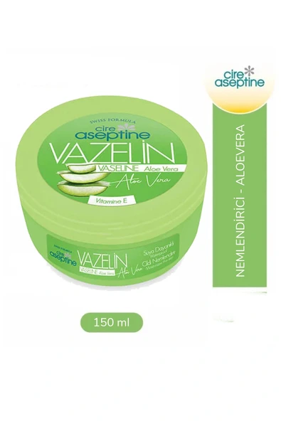 Cire Aseptine Vazelin Aloe Vera 150 ml ürün görseli 1