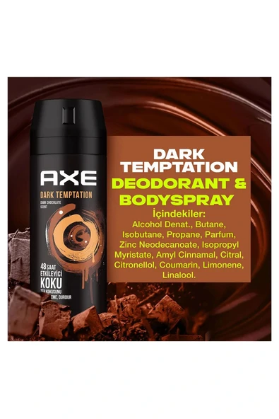 Axe Dark Temptatıon Bay Parfüm Kofre 150 ml - Resim 7