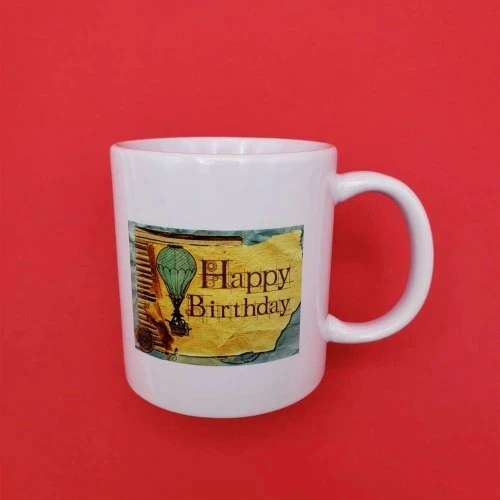 HERŞEYTREND Baskılı Happy Birthday Kupa Bardak ürün görseli 1