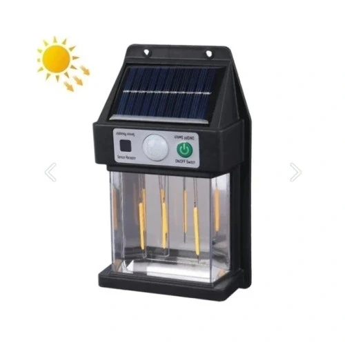HERŞEYTREND Güneş Enerjili Hareket Sensörlü Duvar Lambası - Resim 3