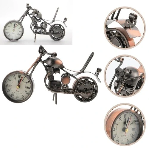 HERŞEYTREND Metal Motosiklet Saat ürün görseli 1