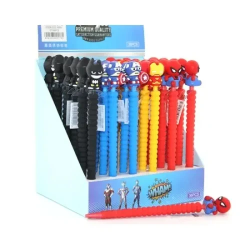 HERŞEYTREND Karışık Kahraman Figürlü 07 Uçlu Kurşun Kalem ürün görseli 1