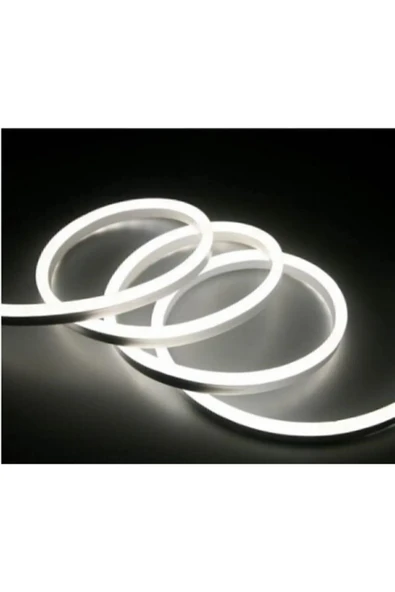 OOKAY Neon Esnek Şerit Led 5 Metre Beyaz + 220 Volt Fiş ürün görseli 1