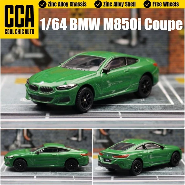 CCA Premium Series BMW M850i Yeşil 1/64 Model Araba ürün görseli 1