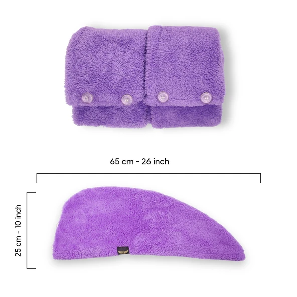 2'li Paket Mikrofiber Saç Havlusu - Resim 4