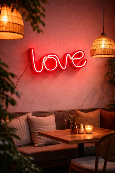 VOLTMARKET LOVE Neon LED – Elektrikli Dekoratif Işık ürün görseli 1