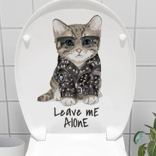 HERŞEYTREND Decohandy Klozet Etiketi Leave Me Alone ürün görseli 1