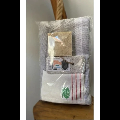HERŞEYTREND Gelin Damat Hamam Banyo 4'Lü Set ürün görseli 1