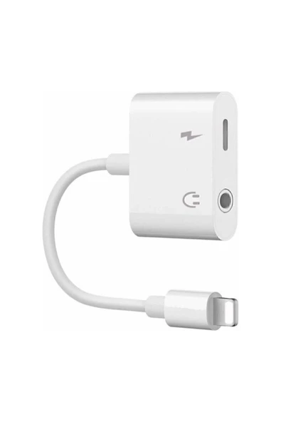 dvrgsm Iphone Ipad Lightning Uyumlu Kulaklık Ve Şarj Çevirici Dönüştürücü Çoğaltıcı Kablo 6 7 8 X Xs Xs Ma ürün görseli 1