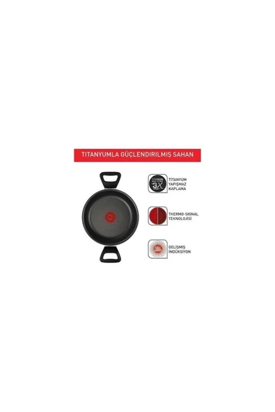 Tefal Titanyum 3X Force 20 cm Sahan - Resim 2