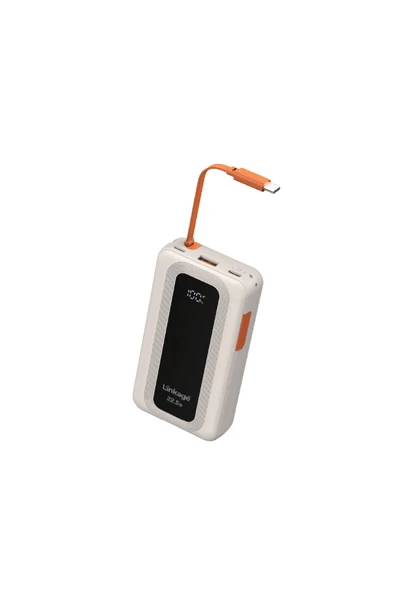 Linkage LKP-60 - 22.5W, 10.000mAh Dahili USB-C Kablolu LCD Dijital Göstergeli Taşınabilir Powerbank ürün görseli 1