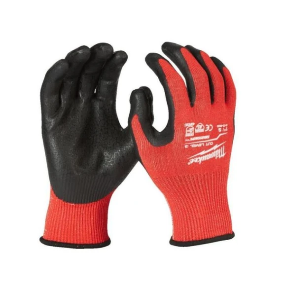 Milwaukee 3.Derece Kesik Korumalı Nitril Eldiven 9/L PK(12) 4932479013 ürün görseli 1