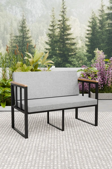 Wood House RETRO TEKLİ KOLTUK (GRİ) ürün görseli 1