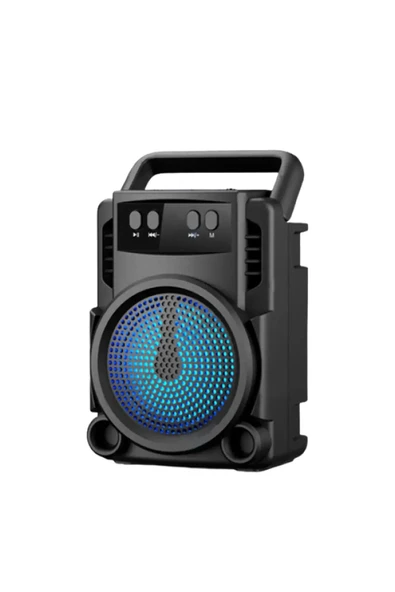 FİOPLUS Işıklı Taşınabilir Bluetooth Wireless Hoparlör Kablosuz Ses Bombası ürün görseli 1
