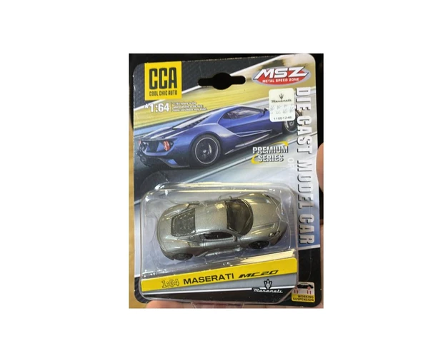 CCA Premium Series Maserati MC20 Gümüş 1/64 Model Araba ürün görseli 1