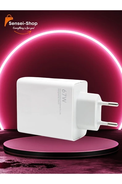 LONG NECK Xiaomi Orijinal Turbo 67w Kablosuz Şarj Başlığı - Xiaomi/huawei/samsung/poco/oppo Uyumlu ürün görseli 1