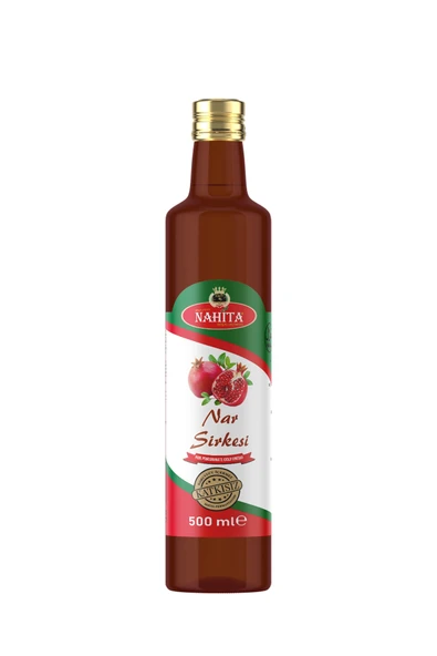 Nahita Nar Sirkesi Doğal Fermentasyon (%100 SAF) (500 ML) ürün görseli 1