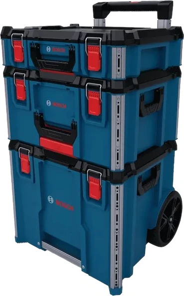 Bosch Profesyonel L-Boxx Contractor Tekerlekli 3'lü Takım Çantası ürün görseli 1