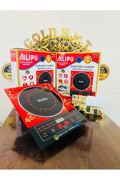 starefsane HMD Ailipu/alipu 2200 Watt Dokunmatik Indiksiyonlu Elektrikli tassaruflu Lazer Ocak ürün görseli 1