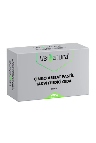 Venatura Çinko Asetat 30 Pastil ürün görseli 1