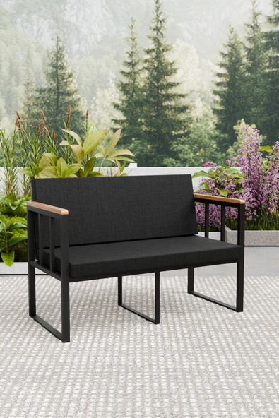 Wood House RETRO TEKLİ KOLTUK (SİYAH) ürün görseli 1