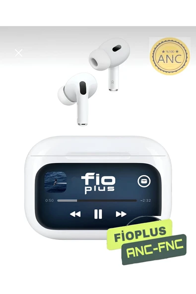 FİOPLUS Air Pro 2 Anc Dokunmatik Ekranlı Bluetooth Kulaklık İos Android Tüm Telefonlara Uyumlu Kulaklık ürün görseli 1