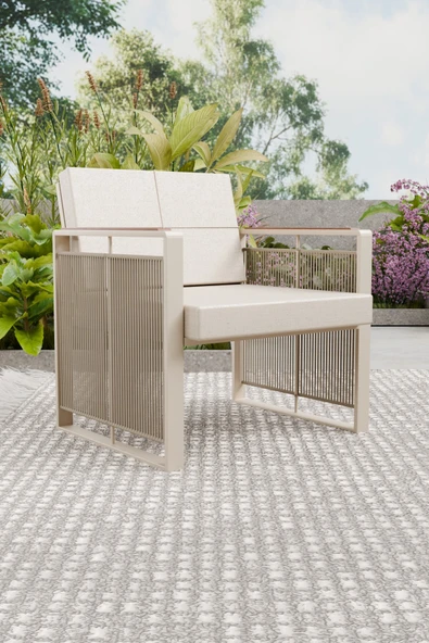 Wood House SERA TEKLİ KOLTUK (cappucino-bej) ürün görseli 1