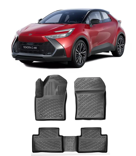 Toyota CHR 2023 Sonrası BTM 3D Havuzlu Paspas ürün görseli 1