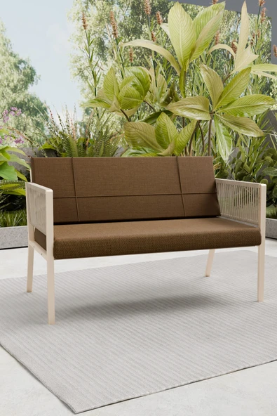 Wood House ARMA KOLTUK İKİLİ (cappucino-kahve) ürün görseli 1