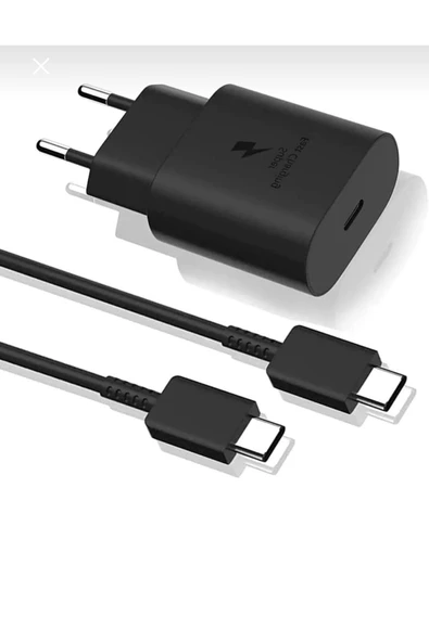 FİOPLUS Samsung Tüm Modellere Uyumlu Süper Hızlı Şarj 25w Usb-c Şarj Seti ürün görseli 1