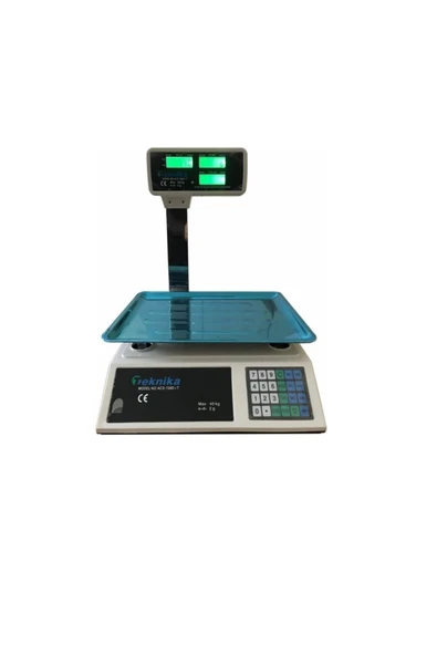 BYZStore Boyunlu Ekranlı Elektronik Terazi Bakkal Manav Market Pazarcı Tartısı Max:40 Kg 2gr Hassasiyet ürün görseli 1