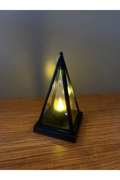 UG Furniture Led Mum Piramit Lüx Fener Pilli ürün görseli 1