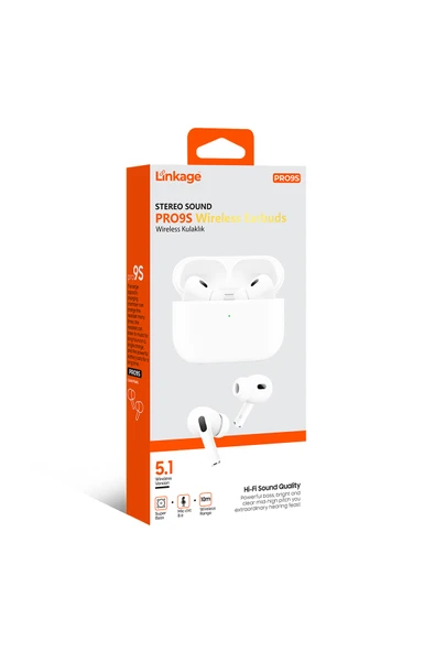 Linkage Bluetooth Kulaklık Şarj Edilebilir Kablosuz Kulaklık  Yüksek Ses Kalitesi  Pro9s ürün görseli 1