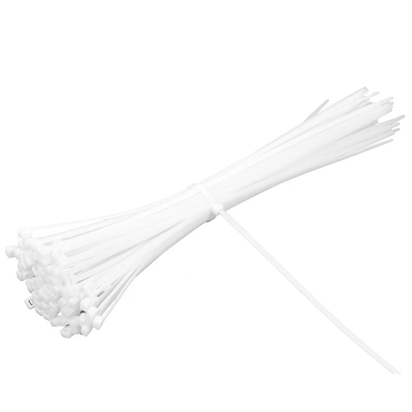 Günsan Beyaz 100'lü Kablo Bağı (25cm x 3.6mm) ürün görseli 1