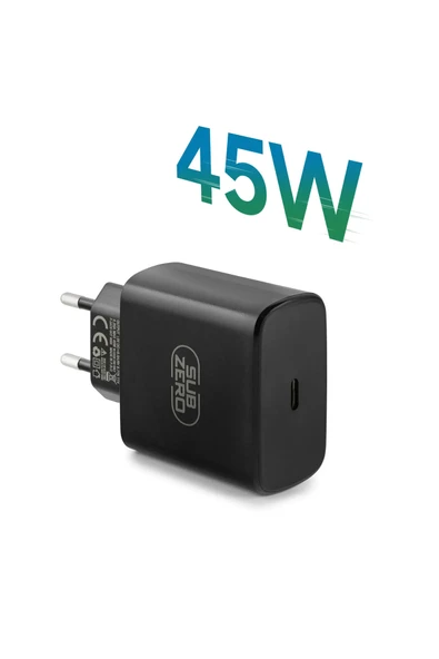 Subzero Samsung Galaxy S23 Ultra S23  Plus 45w Hızlı Şarj Adaptörü Type c Pd Şarj Cihazı ürün görseli 1