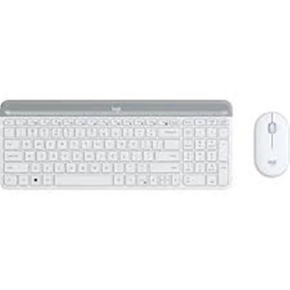 Logitech 920-009436 MK470 Beyaz Kablosuz Klavye Mouse Seti ürün görseli 1