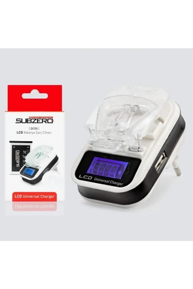 Subzero Lcd Akıllı Pil Şarj Aleti Subzero Dc55 ürün görseli 1
