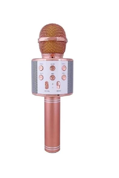 FİOPLUS Karaoke Bluetooth Mikrofon Hoparlörlü Usb Flash Destekli Ws-858 ürün görseli 1
