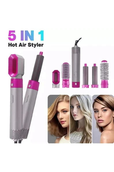 KosGrup 5'ın 1 Hot Aır Styler Orijinal Ürün Pro Hava Üflemeli Saç Şekillendirici ürün görseli 1