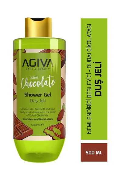 Agiva Care&Beauty Dubai Çikolatası Özlü Besleyici ve Nemlendirici Duş Jeli ürün görseli 1