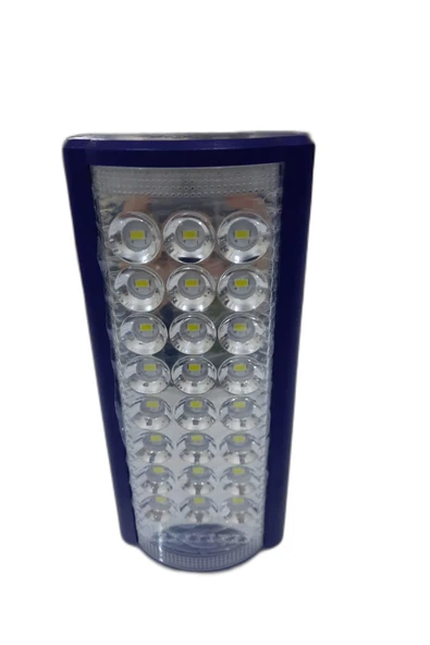 ALMİNA 24 Büyük Ledli Mavi 80 Saat Yanan Usb Şarjlı Led Işıldak - Telefon Şarj Edebilen ürün görseli 1