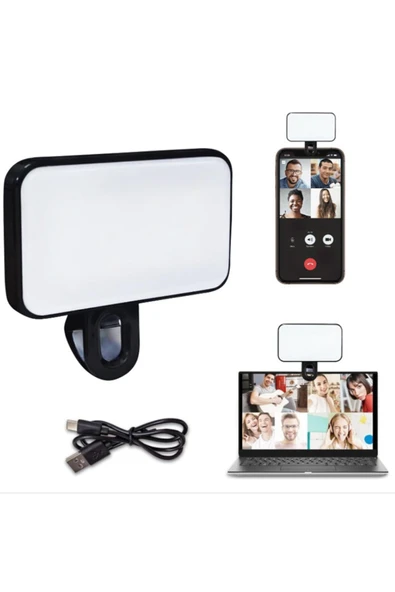 starefsane Şarjlı 3 Işık Modlu Fotoğraf Aydınlatması Softbox Mini Cep Ledi vlog çekimleri ürün görseli 1