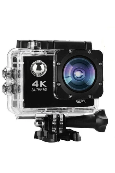 FİOPLUS Kask Kamerası 170 Derece 16 Mp 4K Ultra Hd Wifi Aksiyon Kamerası ürün görseli 1