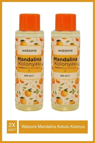 Watsons Mandalina Kokulu Kolonya 300 Ml X2 Adet ürün görseli 1