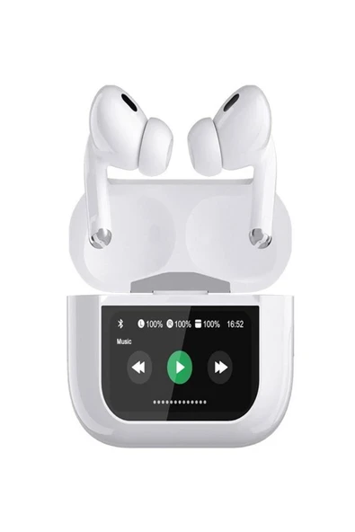 FİOPLUS V20 Pro Earphone 2.Nesil Aplikasyonlu ANC/ENC DOKUNMATİK EKRANLI Bluetooth Kulaklık ürün görseli 1