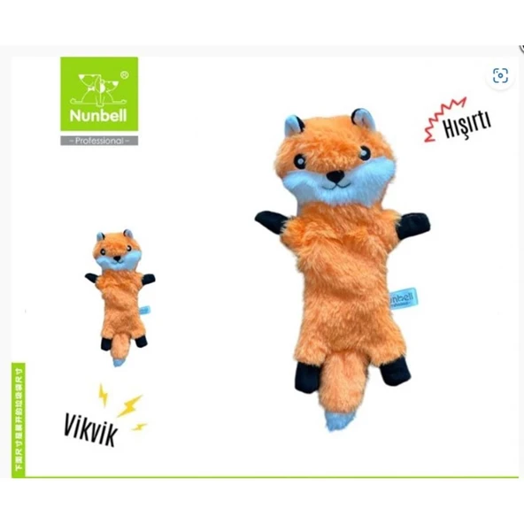 Nunbell Köpek Oyuncağı Peluş Tilki ürün görseli 1