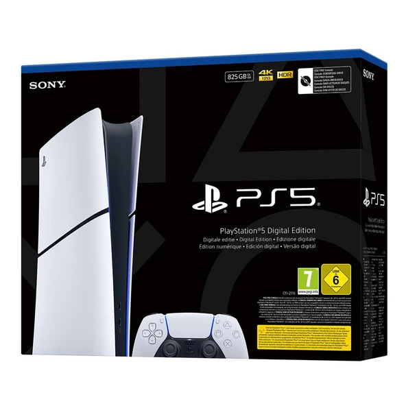 PS5 Slim Digital 825 GB SSD Oyun Konsolu ürün görseli 1