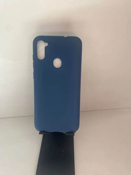 SAMSUNG A11 MAVİ SLİKON KILIF ürün görseli 1