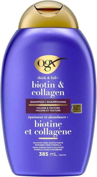 OGX Biotin ve Collagen Dolgunlaştırıcı Şampuan 385 ml ürün görseli 1